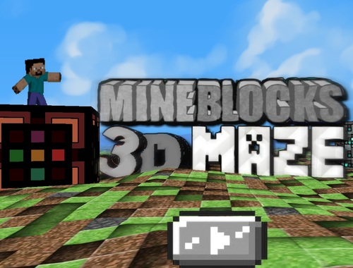 Igra MineBlocks 3D labirint  online