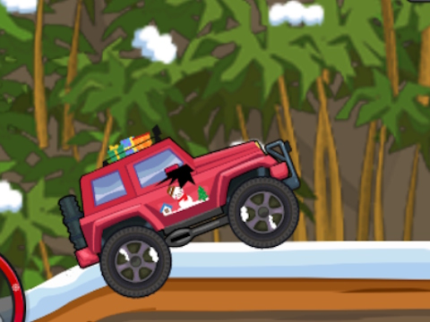 Igra Hill Climb Racing: Božićna transformacija kamiona  online