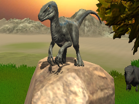Igra Dino simulator City Attack online