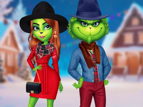 Igra Blagdansko dotjerivanje para Grinch  online