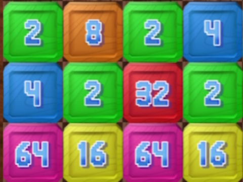 Igra 2048: Drveni blok  online