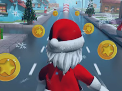 Igra Djed Božićnjak Roblox trči  online