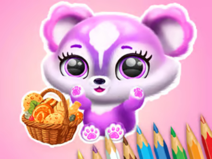 Igra Bojanka: Fluffy Picnic  online