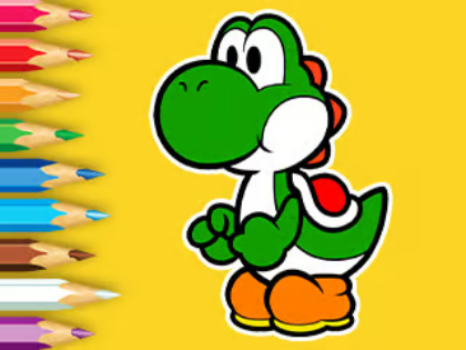 Igra Bojanka: Yoshi Fishing Day  online