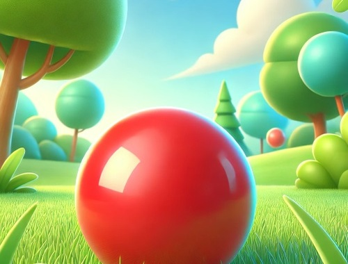 Igra Crvena lopta trkač 3D online