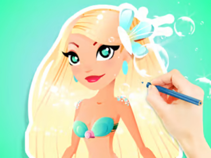 Igra Bojanka: Aqua Mermaid  online
