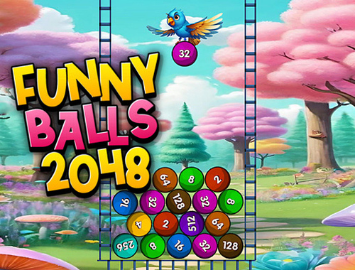 Igra Smiješne lopte 2048  online