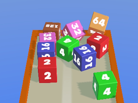 Igra Spojite kocke 2048 3D  online
