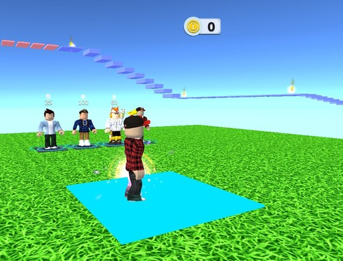Igra Jednostavan OBBY skok i pokrenuti izazov na mreži online