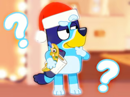 Igra Kviz za djecu: Bluey Christmas Fandom  online