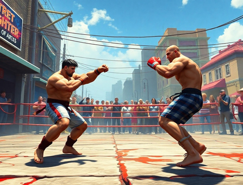 Igra Pravi Street Fighter 3D  online