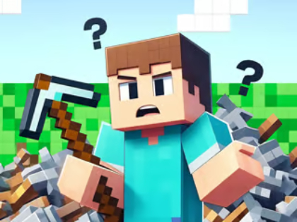 Igra Kviz za djecu: Minecraft NOOB do PRO  online