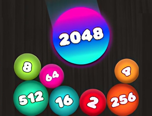 Igra 2048 Puzzle: Spoji lopte  online