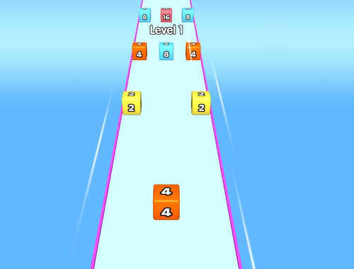 Igra Jelly Run 2048  online