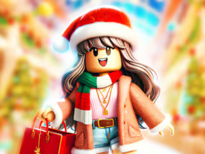 Igra Slagalica: Božićni trgovački centar Roblox  online