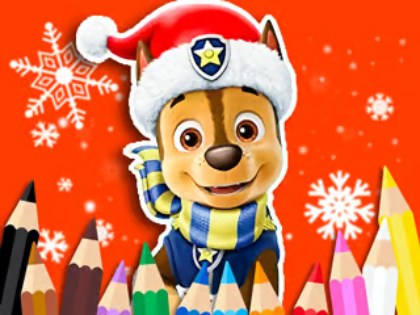 Igra Bojanka: Paw Patrol Christmas  online