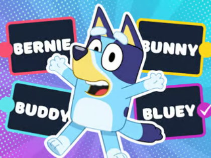 Igra Dječji kviz: kviz Bluey Super Fan  online