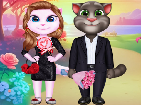 Igra Kitty par ljupki Valentine  online