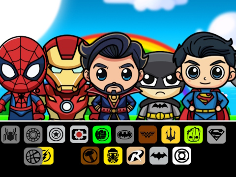 Igra SPRNKI superheroj  online