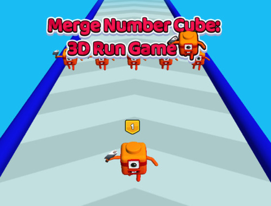 Igra Spajanje broja Cube 3D Run Game  online