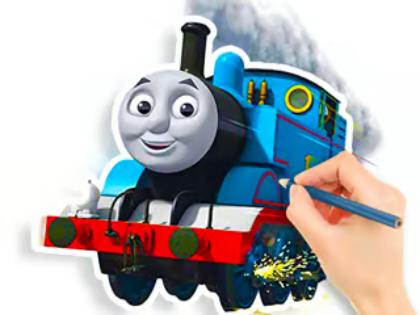 Igra Knjiga za bojanje: Thomas  online