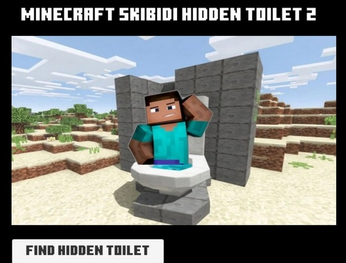 Igra MINICRAFT SKIBIDI Skriveni toalet 2  online