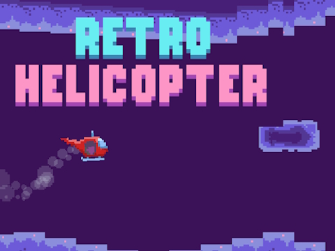 Igra Retro helikopter  online