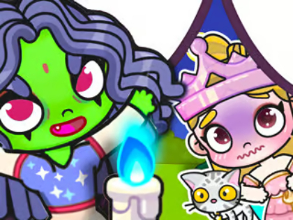 Igra Zagonetka za jigsaw: Elphaba i Glinda  online