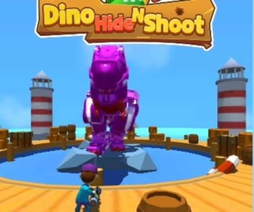 Igra Dino sakrij n pucanj  online