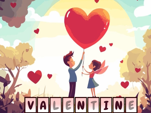 Igra Valentinovo skrivene alfawords  online