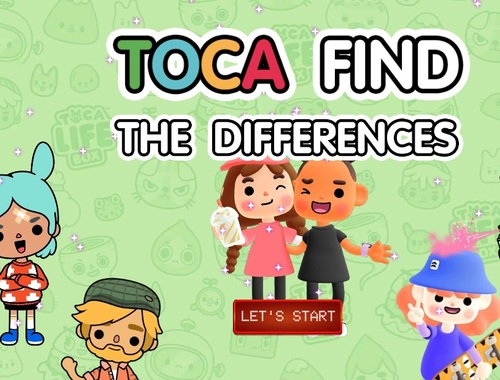 Igra Toca pronalazi razlike  online