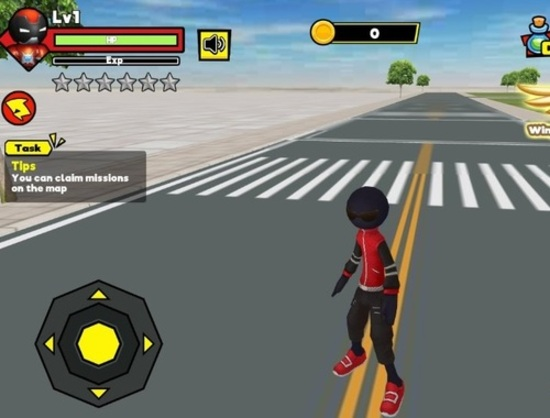 Igra Zalijepi konop heroj  online