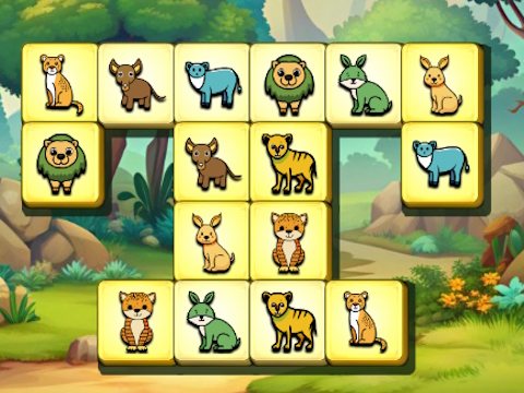 Igra Životinjsko kraljevstvo mahjong  online