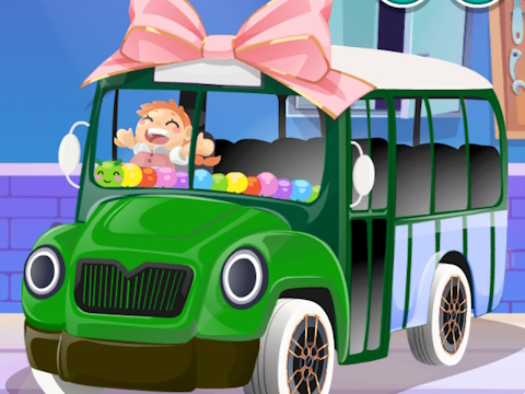 Igra Dekor: Školski autobus  online