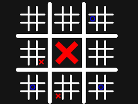 Igra Ultimate Noughts i križevi  online