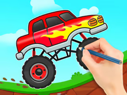 Igra Knjiga za bojanje: Monster Truck  online