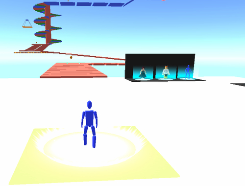 Igra Jednostavan OBBY Parkour  online