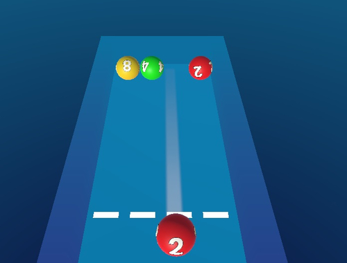 Igra Spojite kuglice 2048 Billards!  online