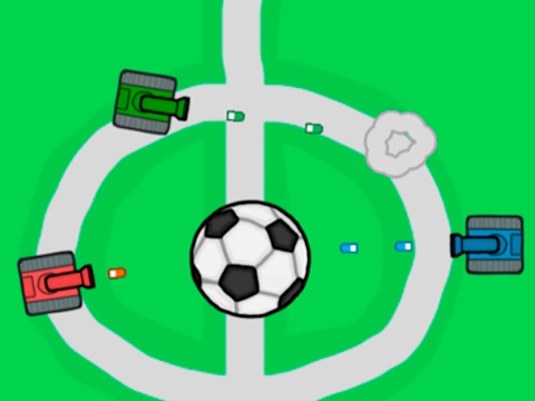 Igra Tank Soccer Battle 1 2 3 4 igrač  online