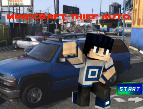 Igra Minecraft lopov auto  online