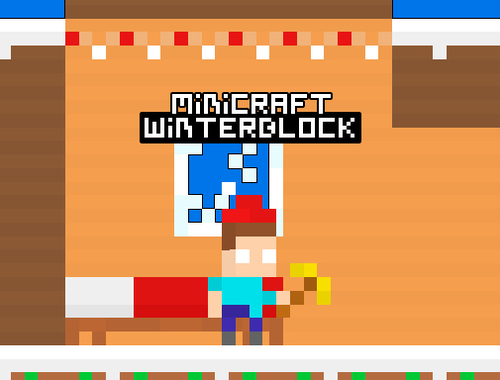 Igra Minikraft Winterblock  online