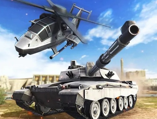 Igra Strategija rata. Tenkovi i helikopteri  online