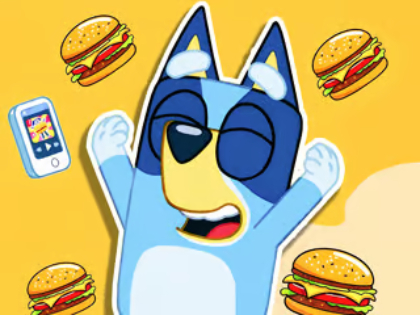 Igra Zagonetka: Burger Dog Bluey  online