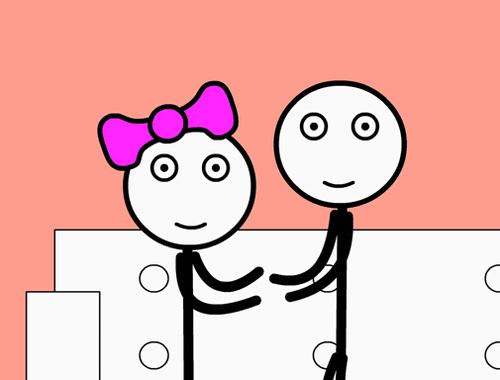 Igra Stickman zatvor i ljubav  online