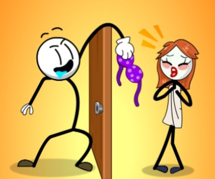 Igra Troll lopov Stickman  online