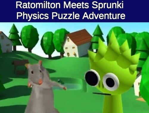 Igra Rato Milton upoznaje Sprunki fiziku puzzle avanture  online