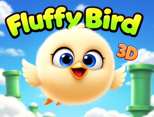 Igra Fluffy Bird 3d  online