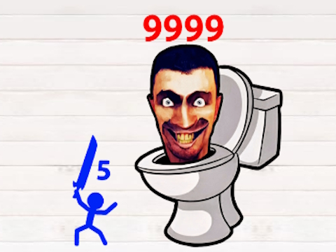 Igra Stickman heroj Skibidi Tower Defense  online