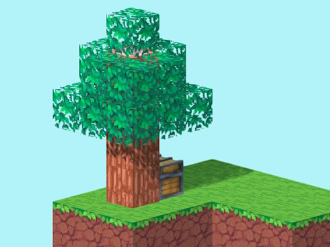 Igra Skyblock 3d: preživljavanje  online