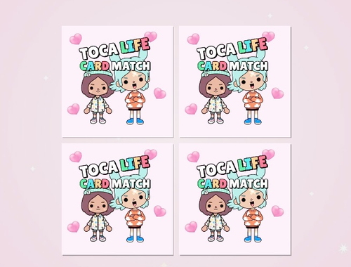 Igra Toca Life Memory Card Match  online